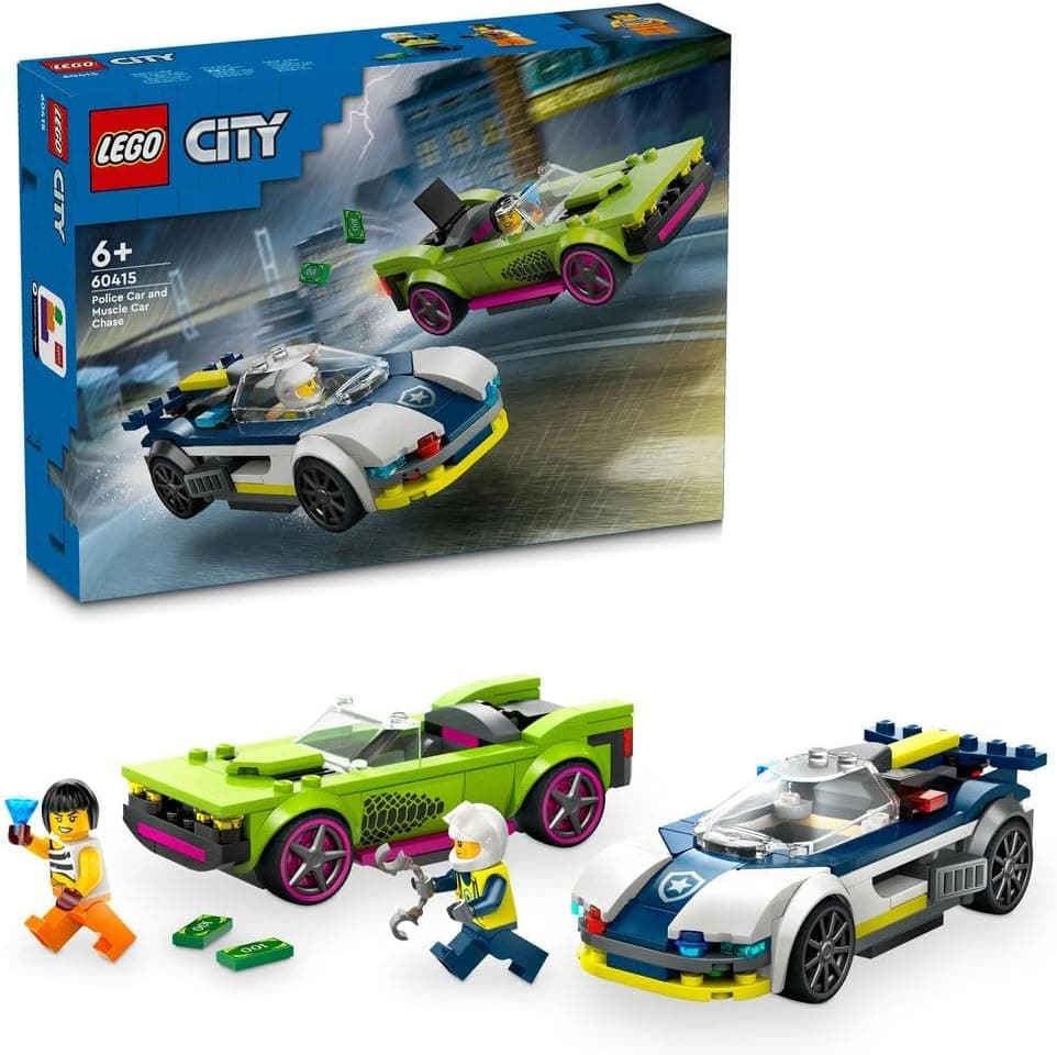 لگو City تعقیب ماشین پلیس و Muscle Car مدل 60415 لگو City تعقیب ماشین پلیس و Muscle Car مدل 60415
