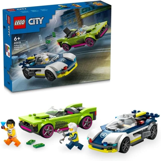 لگو 60415 City تعقیب ماشین پلیس و Muscle Car لگو 60415 City تعقیب ماشین پلیس و Muscle Car