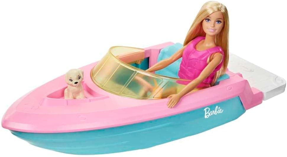 قایق Barbie همراه با عروسک قایق Barbie همراه با عروسک