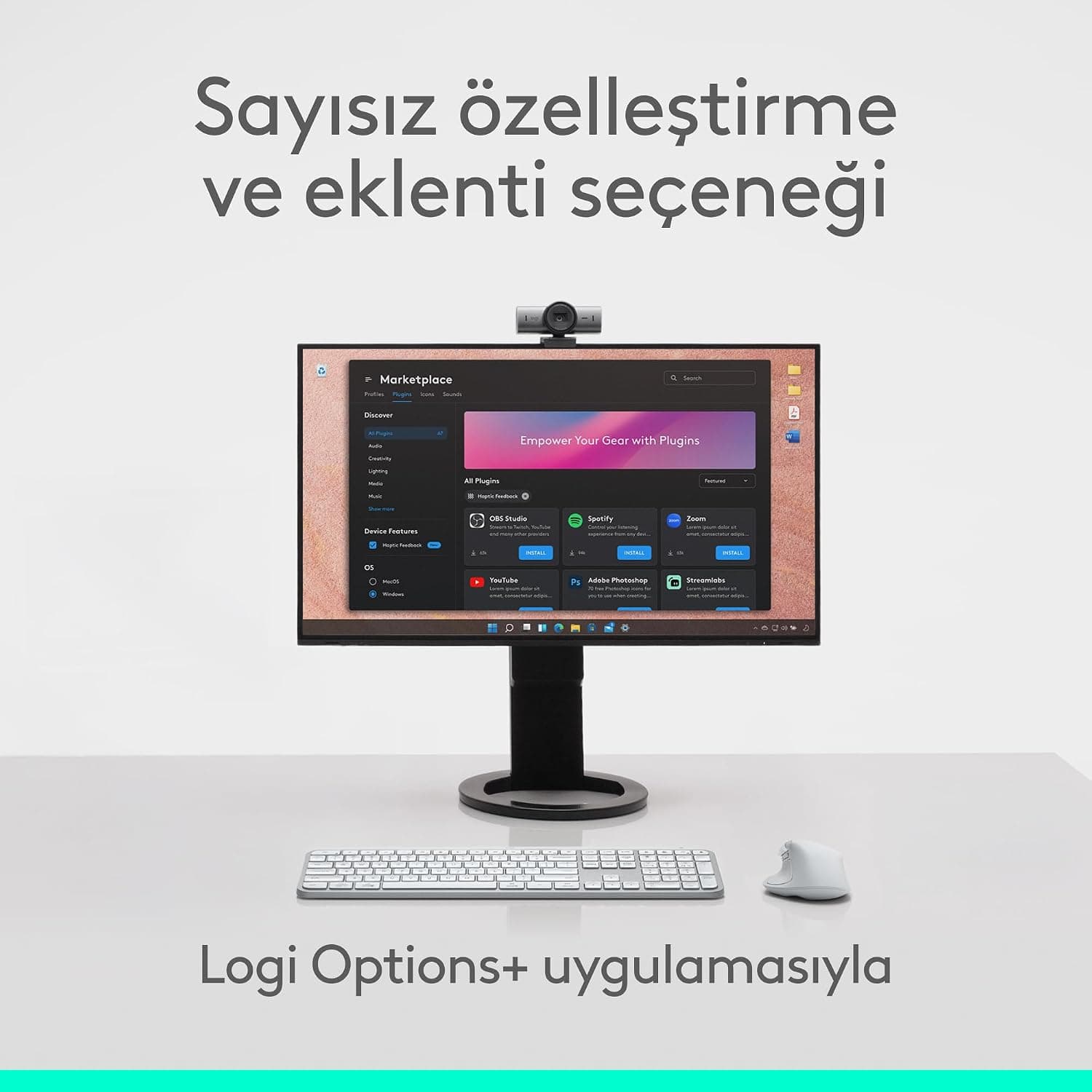 ماوس بیسیم Logitech با بازخورد لمسی مدل MX Master 4، بلوتوث، اسکرول فوقسریع، چنددستگاهی، 8000 DPI، حسگر نوری، بیصدا، خاکستری روشن ماوس بیسیم Logitech با بازخورد لمسی مدل MX Master 4، بلوتوث، اسکرول فوقسریع، چنددستگاهی، 8000 DPI، حسگر نوری، بیصدا، خاکستری روشن