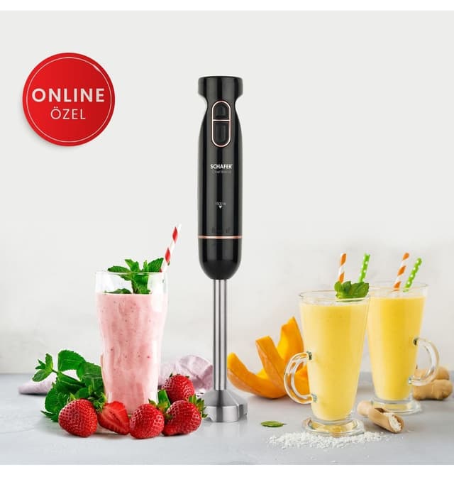 بلندر چوبی Schafer Chef Blend مشکی رزگلد بلندر چوبی Schafer Chef Blend مشکی رزگلد