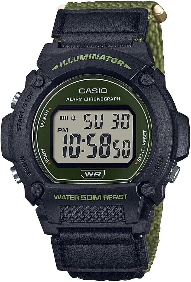 ساعت مچی دیجیتال مردانه Casio ضد آب 50M WR مدل W219H ساعت مچی دیجیتال مردانه Casio ضد آب 50M WR مدل W219H