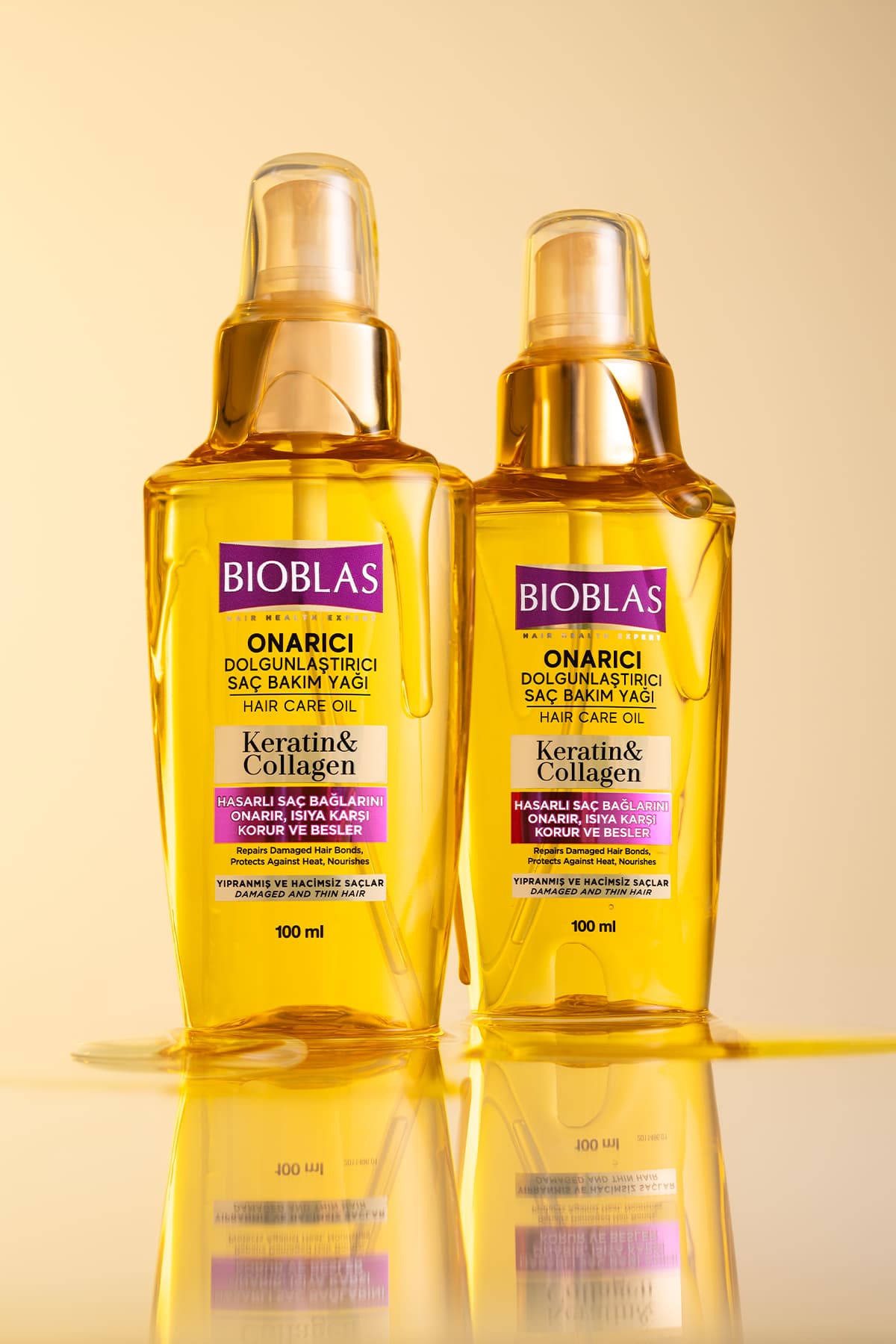 روغن مو Bioblas با کراتین و کلاژن ترمیمکننده و حجمدهنده 100 ml روغن مو Bioblas با کراتین و کلاژن ترمیمکننده و حجمدهنده 100 ml