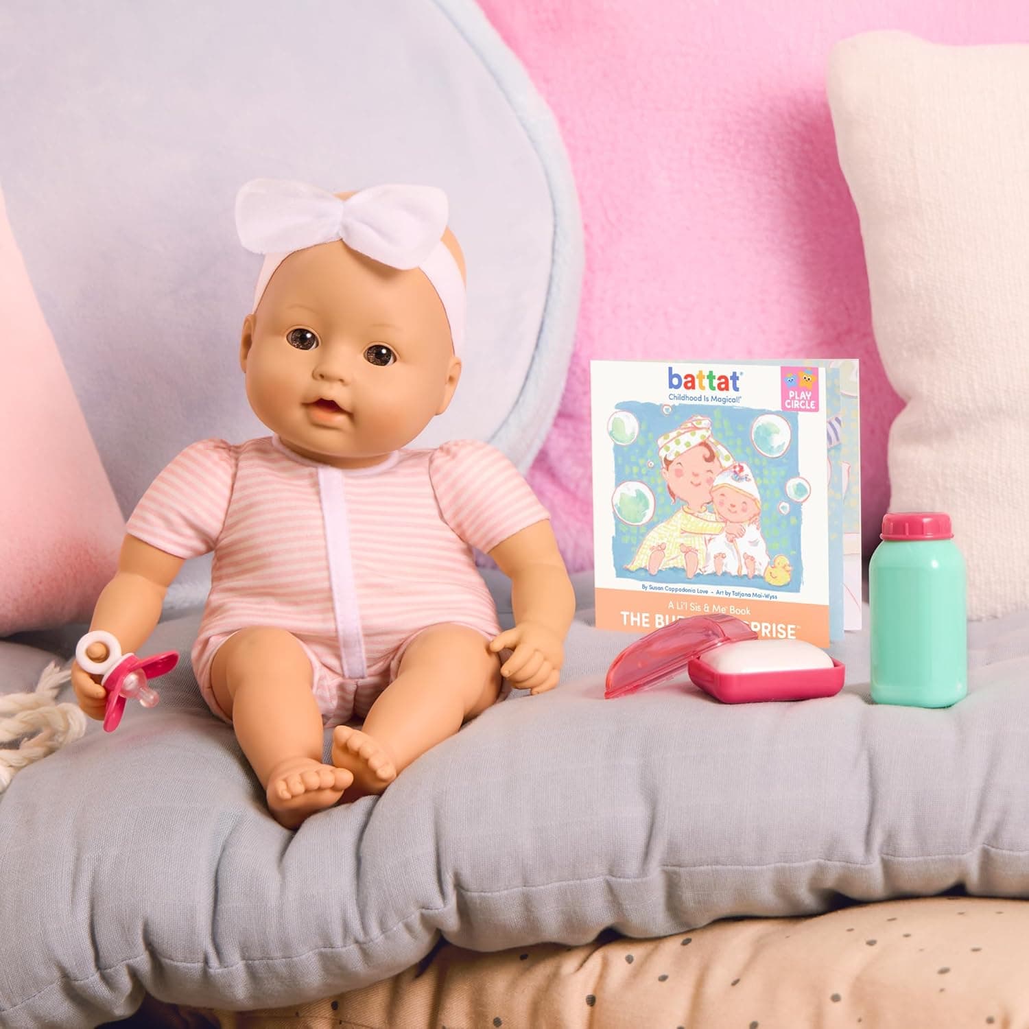 اسباببازی حمام نوزاد Battat مدل Baby Sweetheart اسباببازی حمام نوزاد Battat مدل Baby Sweetheart
