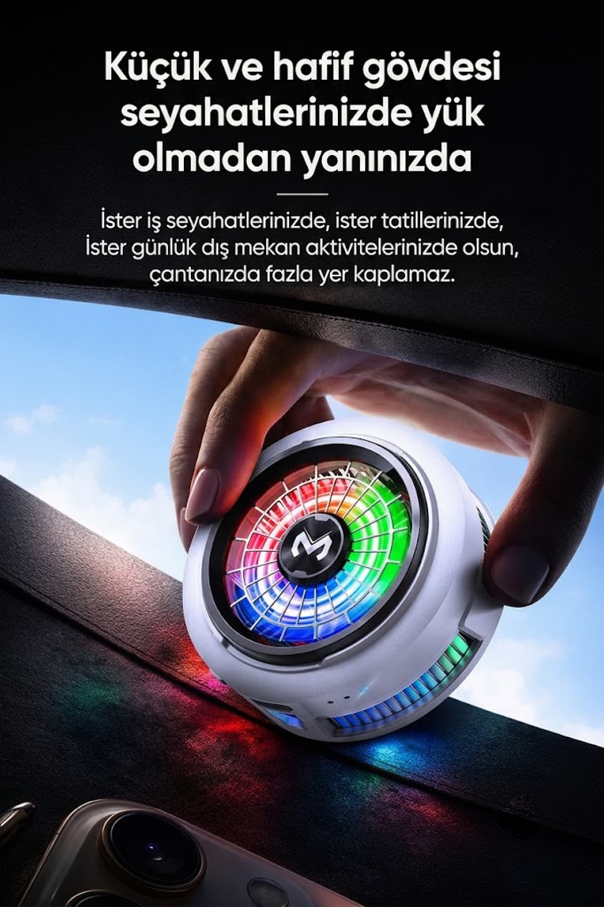 خنککننده گوشی برای iOS و Android Memo مغناطیسی 20W RGB مدل CX20 خنککننده گوشی برای iOS و Android Memo مغناطیسی 20W RGB مدل CX20