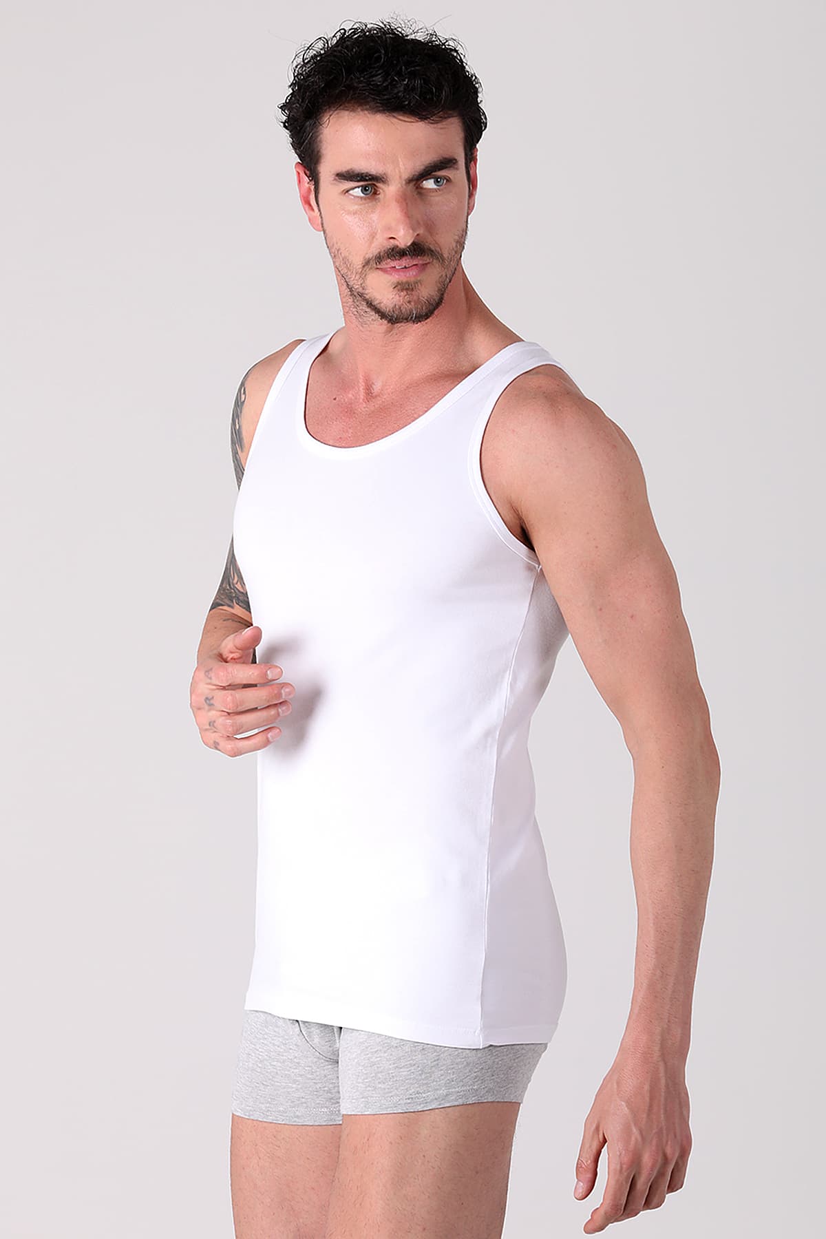 رکابی 4 عددی D'S Damat نخی 100% D'S Soft Cotton سفید رکابی 4 عددی D'S Damat نخی 100% D'S Soft Cotton سفید