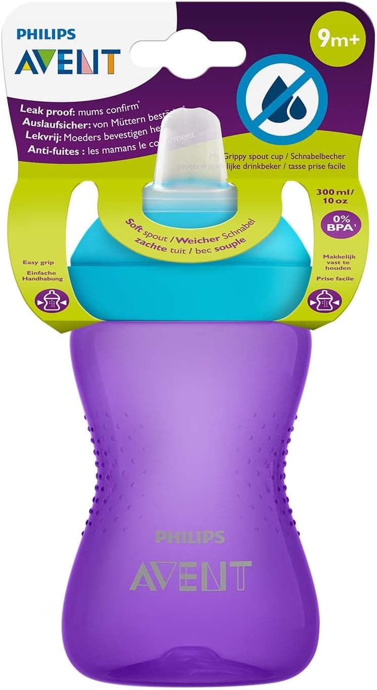 لیوان آموزشی Philips Avent نوک نرم ۹ ماهه 300 میلیلیتر بنفش مدل SCF802/02 لیوان آموزشی Philips Avent نوک نرم ۹ ماهه 300 میلیلیتر بنفش مدل SCF802/02