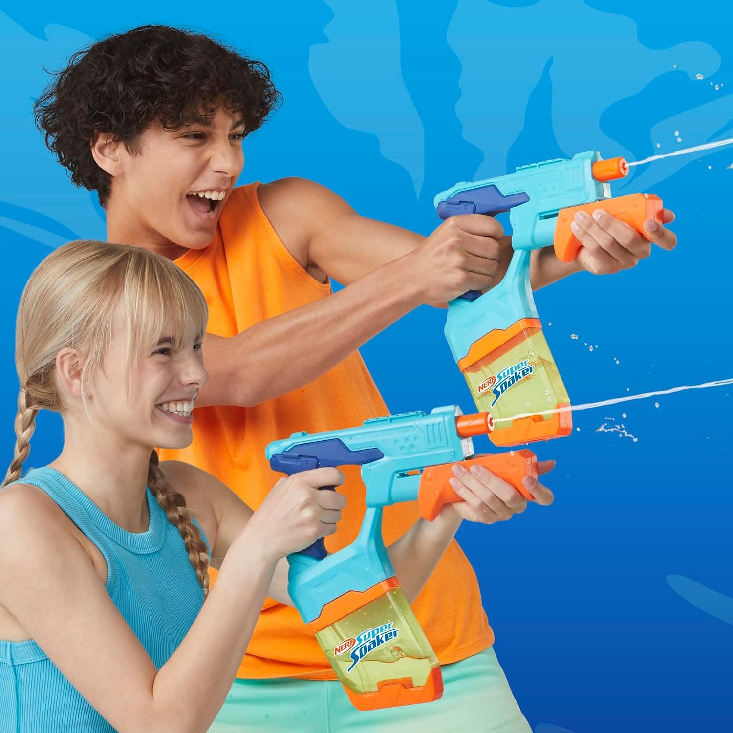 تفنگ آبپاش Nerf Super Soaker Dunk-Fill بسته 2 عددی تفنگ آبپاش Nerf Super Soaker Dunk-Fill بسته 2 عددی