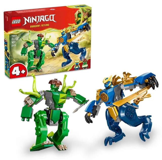 لگو 71853 NINJAGO کودکان 4 سال به بالا نبرد ربات اژدهای Jay با 2 مینیفیگور لگو 71853 NINJAGO کودکان 4 سال به بالا نبرد ربات اژدهای Jay با 2 مینیفیگور