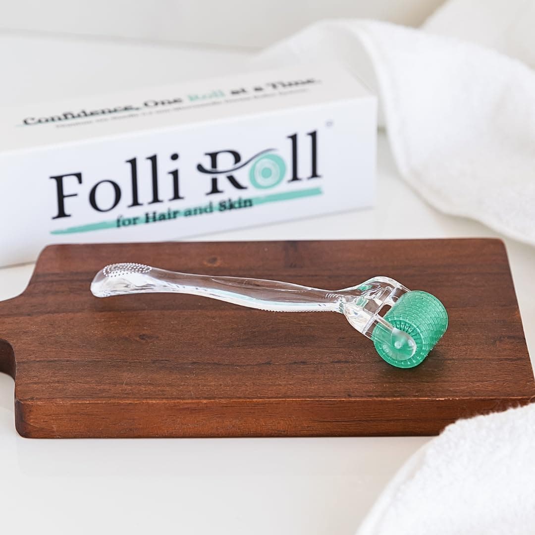 درما رولر FolliRoll با سوزنهای میکرو تیتانیوم 0.30 mm و 192 سوزن درما رولر FolliRoll با سوزنهای میکرو تیتانیوم 0.30 mm و 192 سوزن