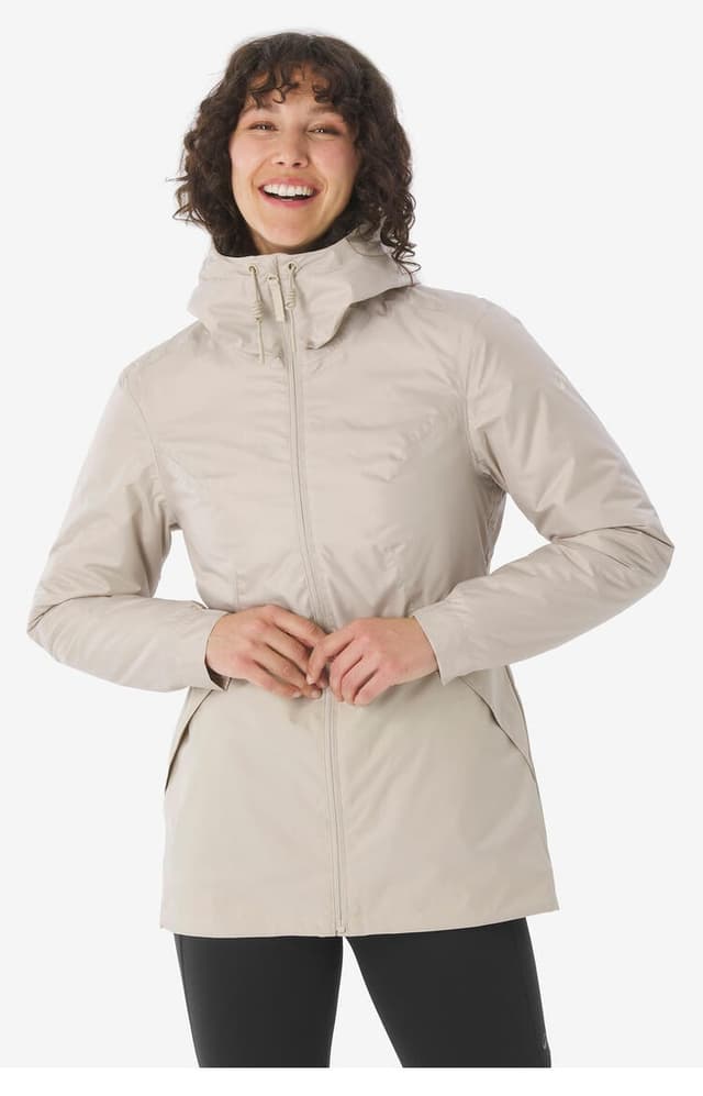 کاپشن زمستانی زنانه Decathlon Quechua ضدآب بژ مدل NH100 -5 °C کاپشن زمستانی زنانه Decathlon Quechua ضدآب بژ مدل NH100 -5 °C