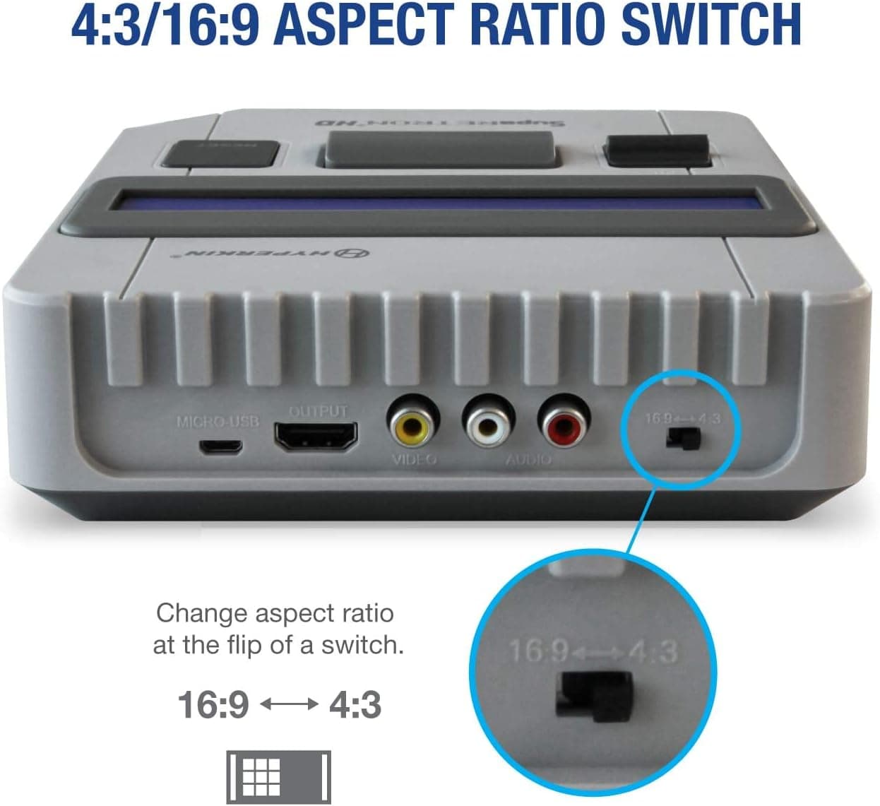 کنسول بازی Hyperkin SupaRetroN HD برای Super NES و Super Famicom کنسول بازی Hyperkin SupaRetroN HD برای Super NES و Super Famicom