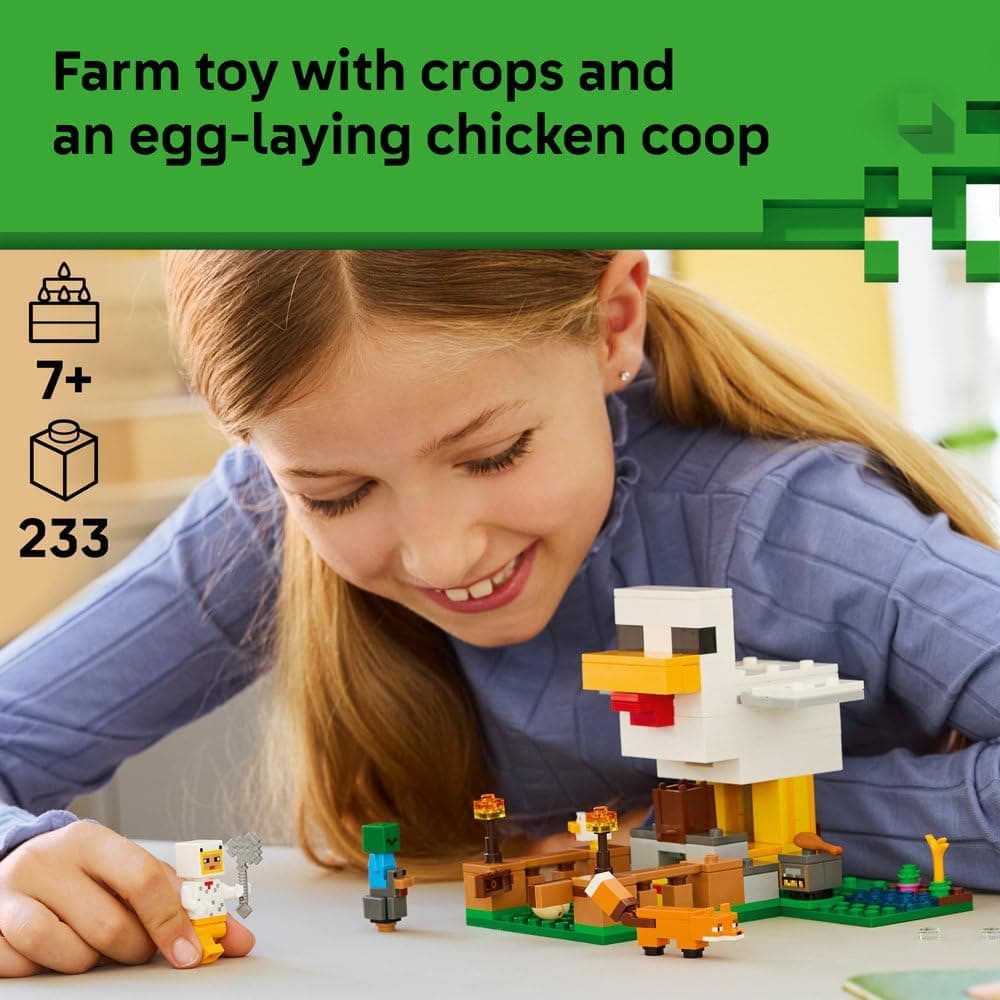 لگو Minecraft مدل Chicken Farm 21585 لگو Minecraft مدل Chicken Farm 21585