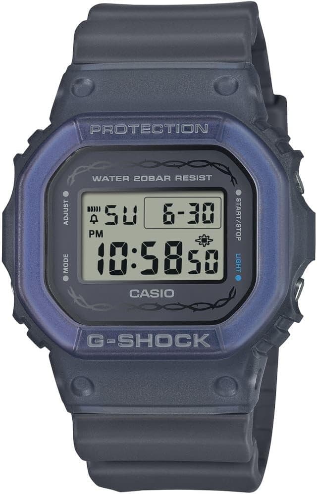 ساعت مچی مردانه Casio دیجیتال G-Shock مشکی-سرمهای مدل DW-5600RS-8DR ساعت مچی مردانه Casio دیجیتال G-Shock مشکی-سرمهای مدل DW-5600RS-8DR