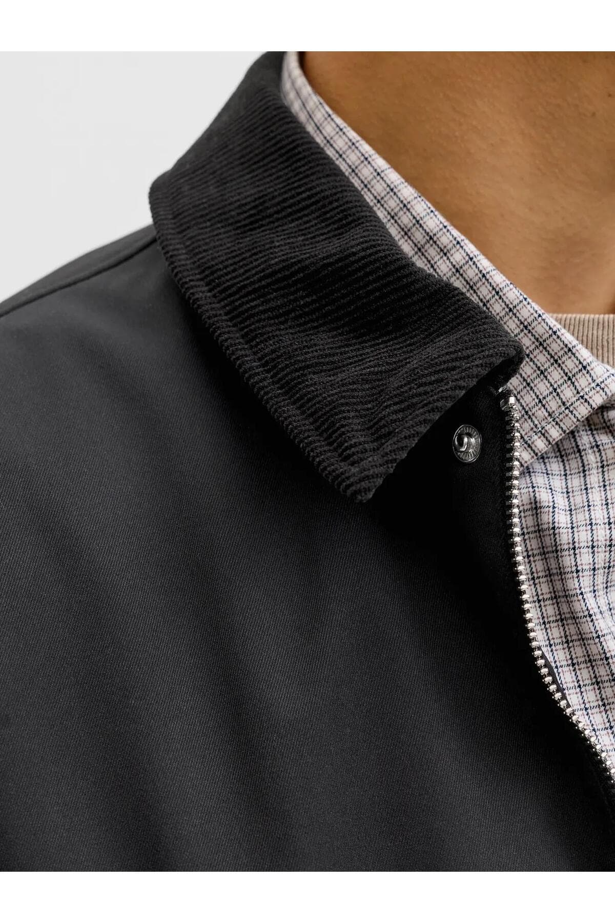 ژاکت مردانه Jack & Jones مشکی Barn مدل Jorcatskills 12291660-Black ژاکت مردانه Jack & Jones مشکی Barn مدل Jorcatskills 12291660-Black