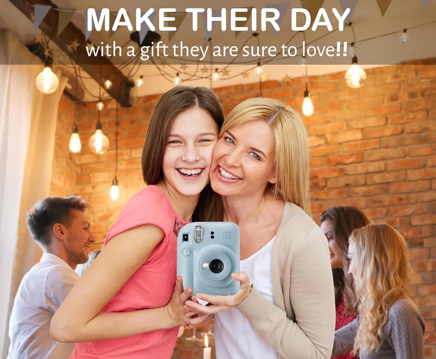 دوربین چاپ فوری Fujifilm INSTAX Mini 12 همراه 4 بسته فیلم 10تایی، آلبوم و کیف صورتی شکوفهای دوربین چاپ فوری Fujifilm INSTAX Mini 12 همراه 4 بسته فیلم 10تایی، آلبوم و کیف صورتی شکوفهای