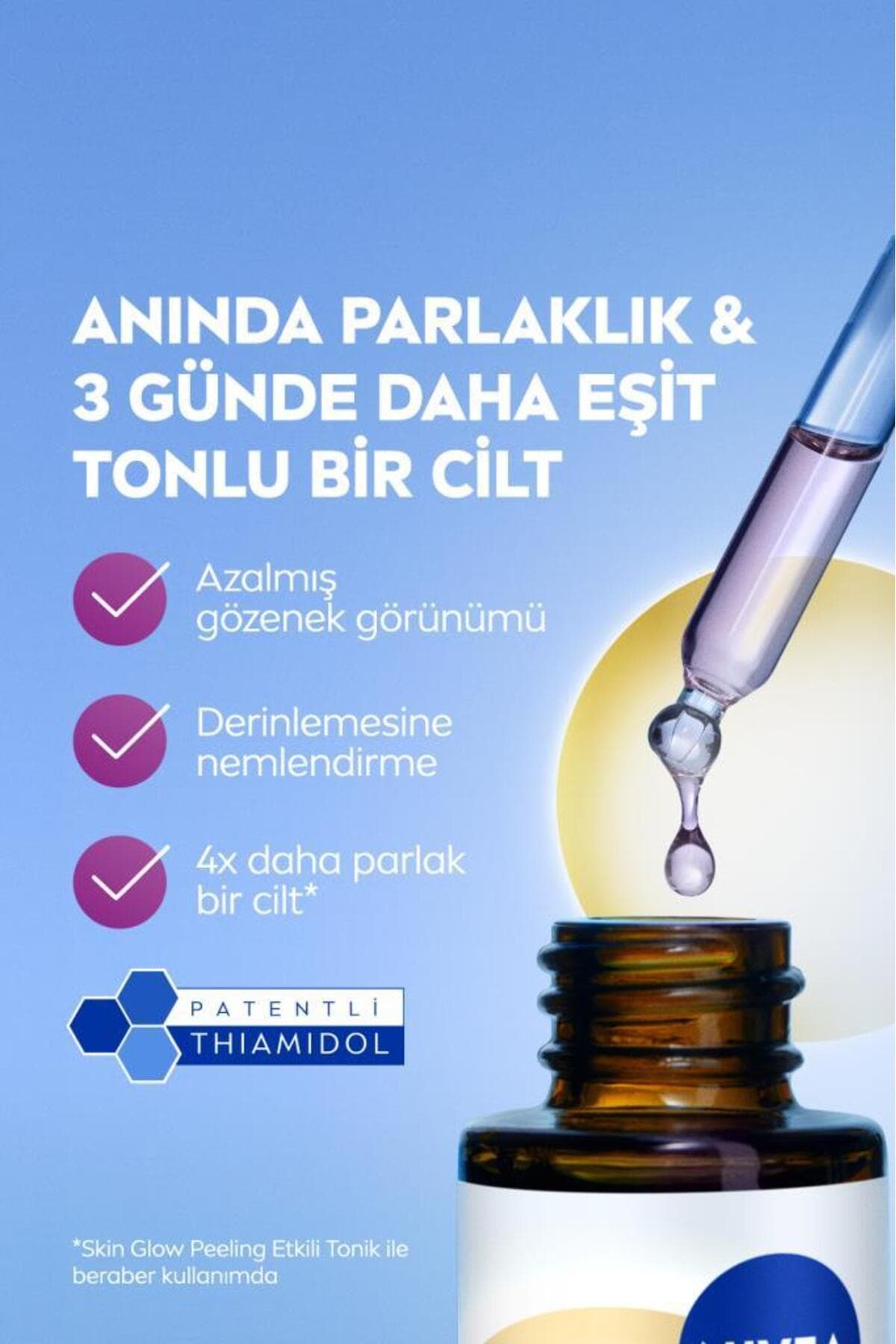 سرم روشنکننده فوری پوست NIVEA Luminous630 Skin Glow حاوی نیاسینامید 30ml سرم روشنکننده فوری پوست NIVEA Luminous630 Skin Glow حاوی نیاسینامید 30ml