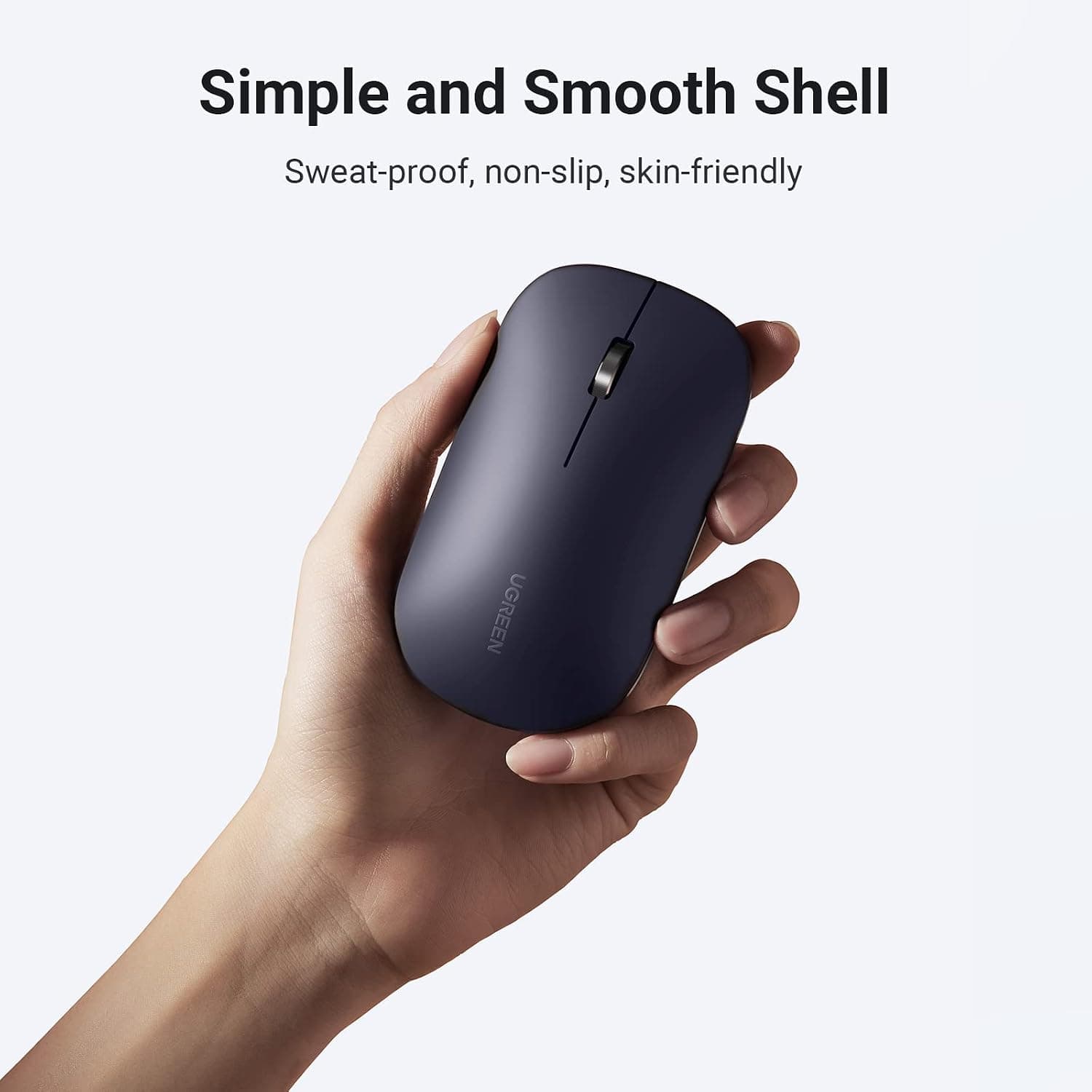 ماوس بیسیم UGREEN با اتصال USB و فرکانس 2.4 GHz، حداکثر 4000 DPI، باتری 18 ماهه مشکی ماوس بیسیم UGREEN با اتصال USB و فرکانس 2.4 GHz، حداکثر 4000 DPI، باتری 18 ماهه مشکی