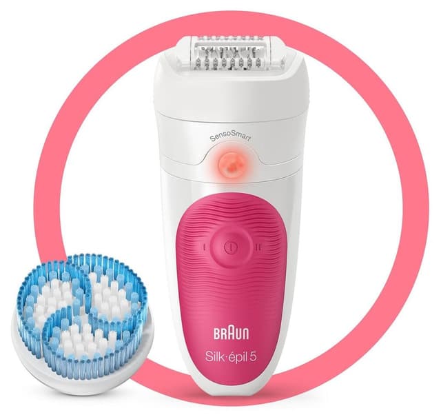 اپیلاتور Braun Silk-épil 5 5511 Sensosmart بیسیم، خشک و مرطوب، 2 قطعه اضافی، 2 در 1 اپیلاتور Braun Silk-épil 5 5511 Sensosmart بیسیم، خشک و مرطوب، 2 قطعه اضافی، 2 در 1