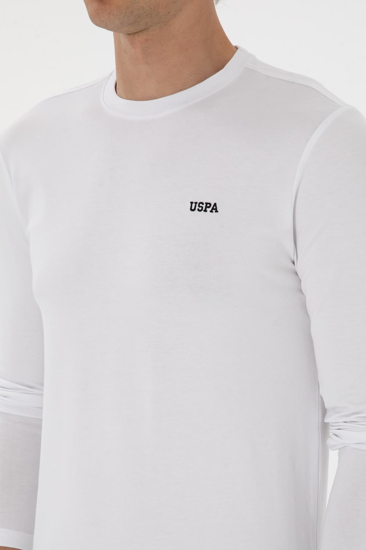 سوئیشرت مردانه U.S. Polo Assn. اسلیم فیت یقه گرد سفید Süprem Basic مدل 50313744-VR013 سوئیشرت مردانه U.S. Polo Assn. اسلیم فیت یقه گرد سفید Süprem Basic مدل 50313744-VR013