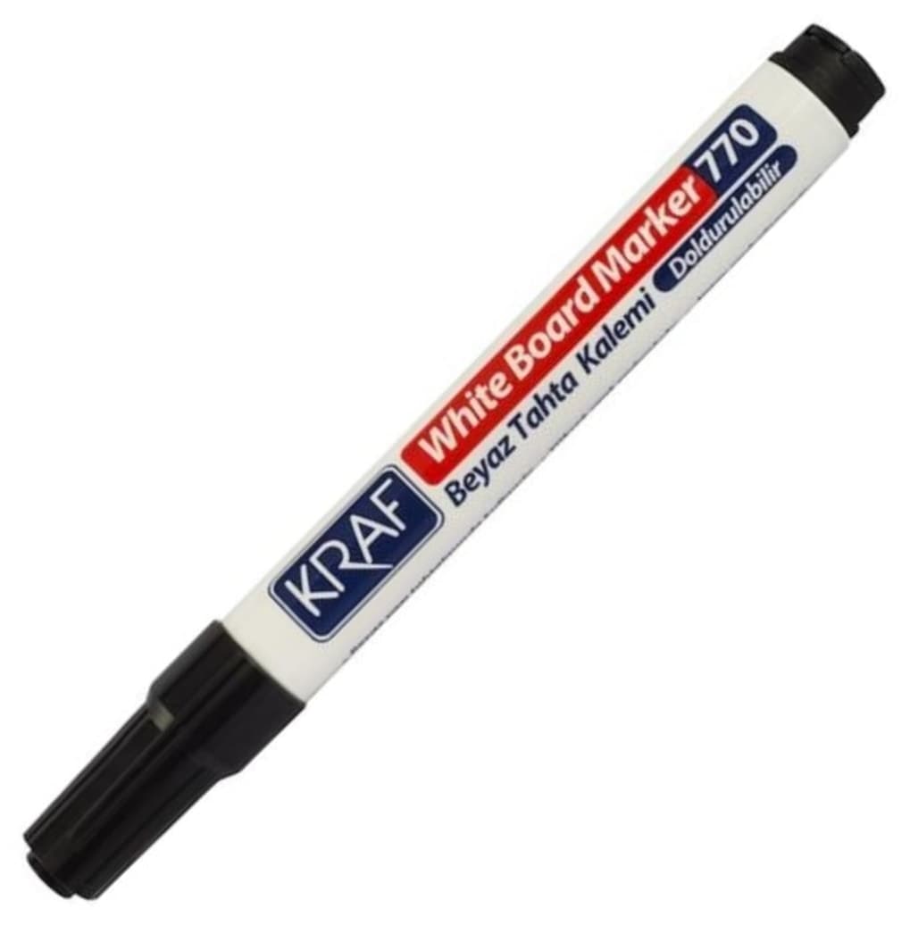 ماژیک وایت برد پرکردنی KRAF 770 ۹ عددی + ۳ عدد جوهر هر رنگ ماژیک وایت برد پرکردنی KRAF 770 ۹ عددی + ۳ عدد جوهر هر رنگ