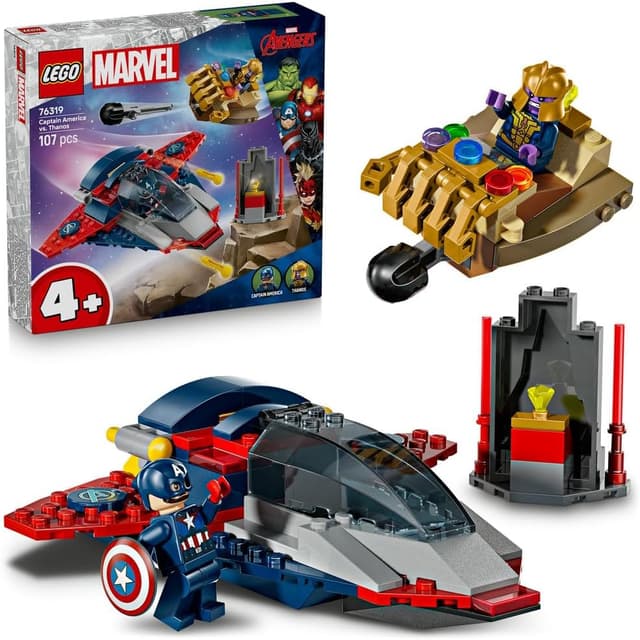 لگو Marvel Captain America vs. Thanos مدل 76319 لگو Marvel Captain America vs. Thanos مدل 76319