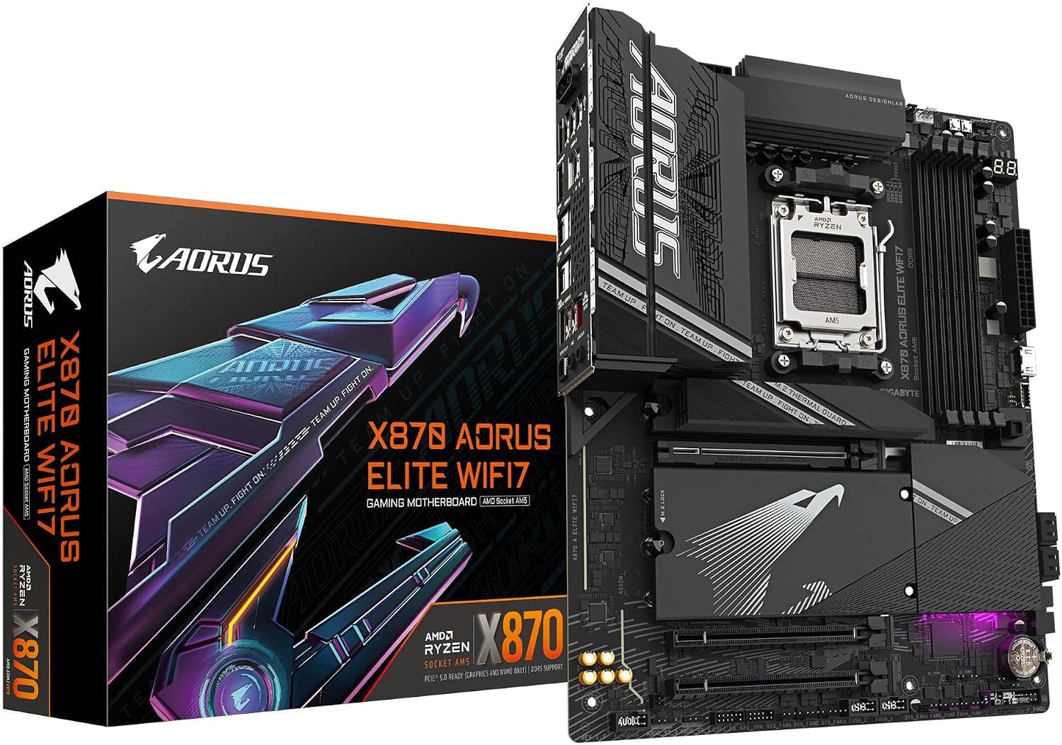 مادربرد GIGABYTE مدل X870E EAGLE X3D WIFI7 سازگار با AMD Ryzen 9000 مادربرد GIGABYTE مدل X870E EAGLE X3D WIFI7 سازگار با AMD Ryzen 9000