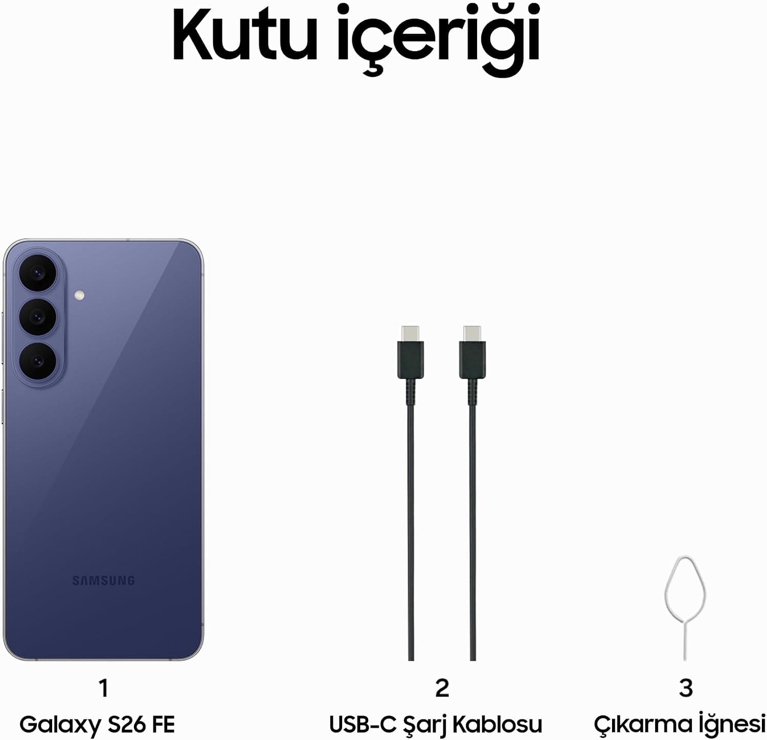 گوشی موبایل Samsung مدل Galaxy S26 FE ظرفیت 256GB رنگ توت آبی گوشی موبایل Samsung مدل Galaxy S26 FE ظرفیت 256GB رنگ توت آبی