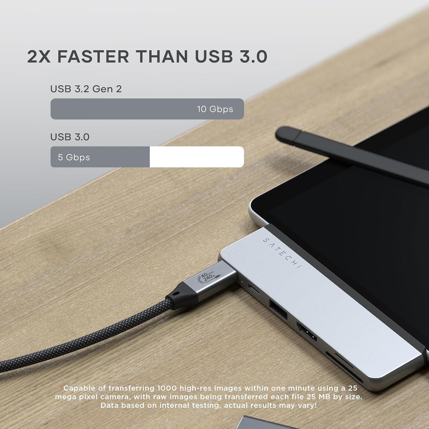 هاب SATECHI دوگانه USB-C 6-in-1 برای Surface Pro 11/10/9 هاب SATECHI دوگانه USB-C 6-in-1 برای Surface Pro 11/10/9