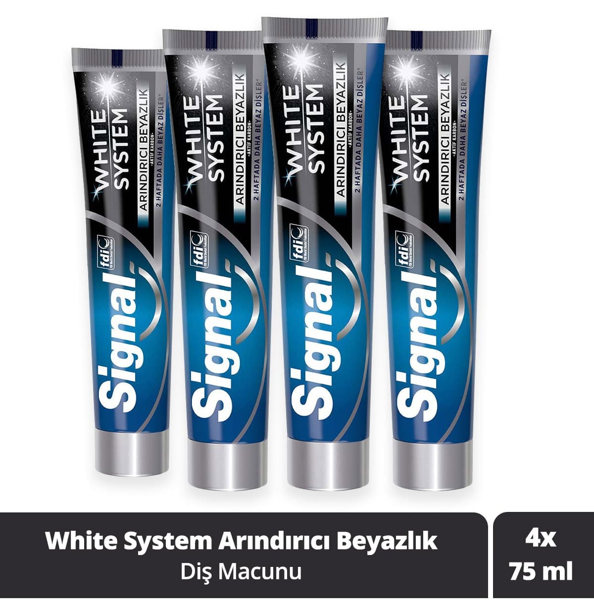 خمیردندان Signal White System سفیدکننده 75 Mlx4 خمیردندان Signal White System سفیدکننده 75 Mlx4