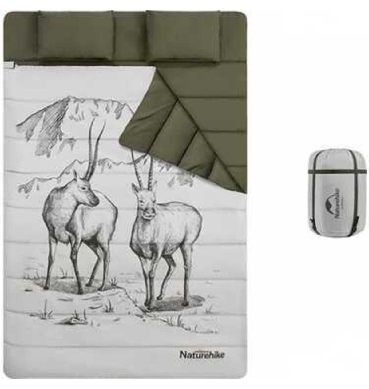 کیسه خواب Naturehike پاکتی دو نفره پنبهای بالشتکدار مناسب چادر آنتیلوپ تبتی کیسه خواب Naturehike پاکتی دو نفره پنبهای بالشتکدار مناسب چادر آنتیلوپ تبتی