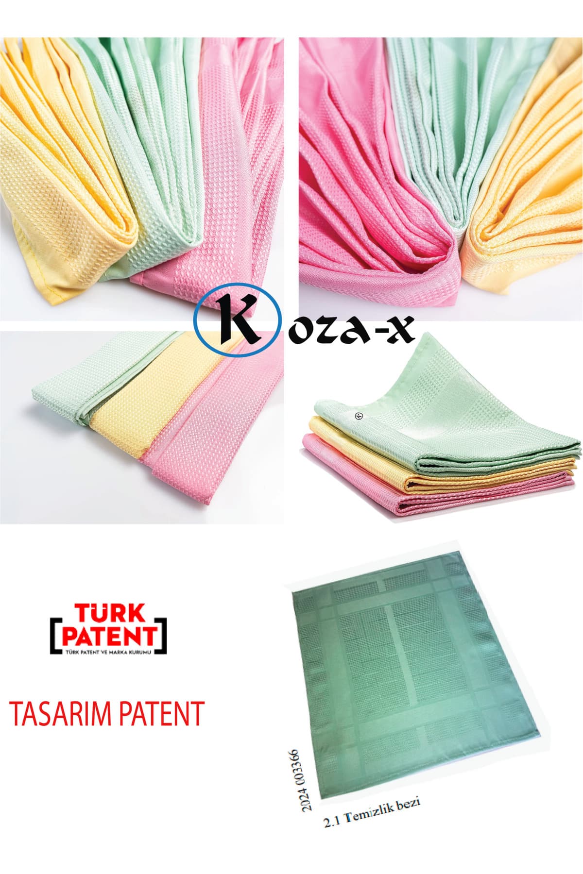 دستمال میکروفایبر جادویی Koza-X 6 عددی 30/40 CM دستمال میکروفایبر جادویی Koza-X 6 عددی 30/40 CM