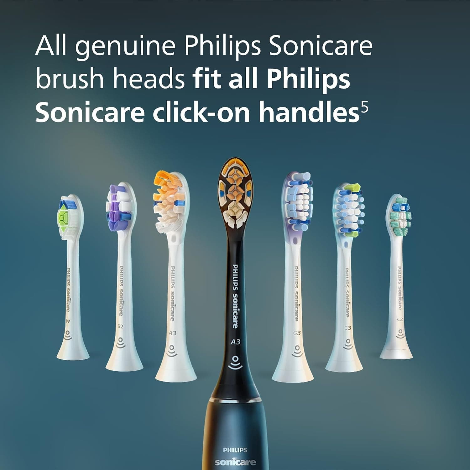 سری یدکی مسواک Philips Sonicare همهکاره A3 سفید 2 عدد مدل HX9092/65 سری یدکی مسواک Philips Sonicare همهکاره A3 سفید 2 عدد مدل HX9092/65
