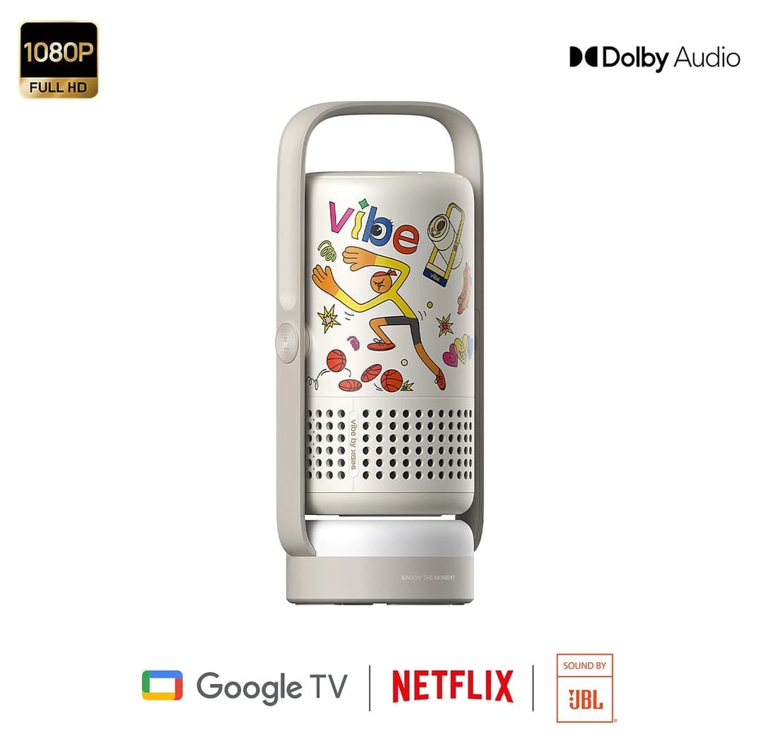 پروژکتور قابل حمل XGIMI Vibe One با باتری 1080P و 250 ISO Lumen پروژکتور قابل حمل XGIMI Vibe One با باتری 1080P و 250 ISO Lumen