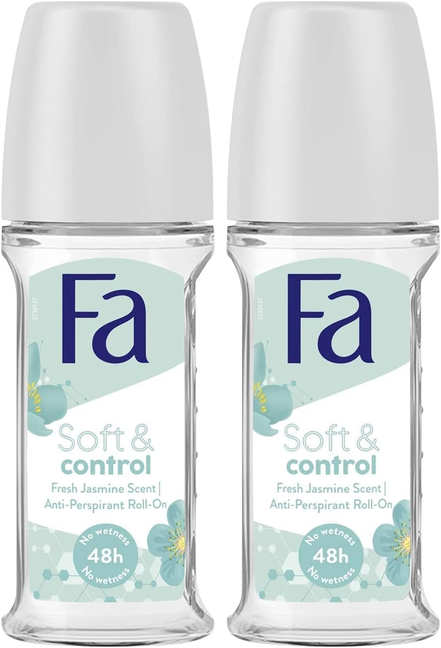 رولآن زنانه Fa Soft & Control با رایحه یاسمن 50 ml، 1 عدد رولآن زنانه Fa Soft & Control با رایحه یاسمن 50 ml، 1 عدد