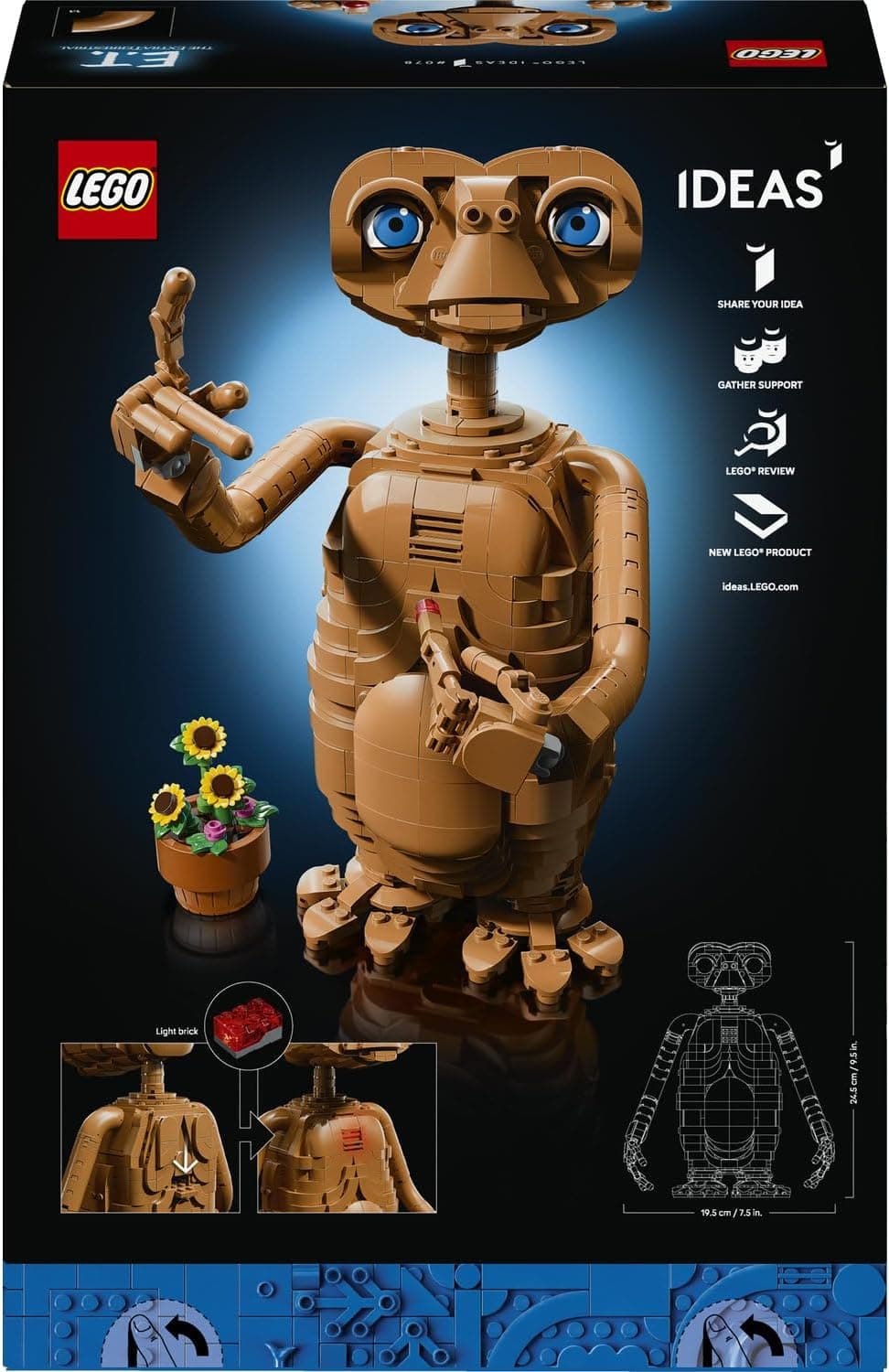لگو Ideas E.T. the Extra-Terrestrial مدل 21370 لگو Ideas E.T. the Extra-Terrestrial مدل 21370