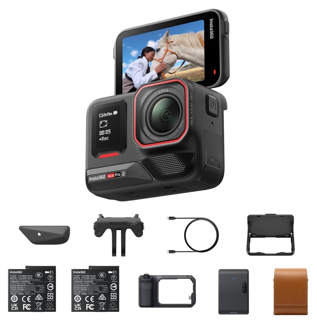 دوربین اکشن Insta360 Ace Pro 2 با لنز Leica و رزولوشن 8K دوربین اکشن Insta360 Ace Pro 2 با لنز Leica و رزولوشن 8K