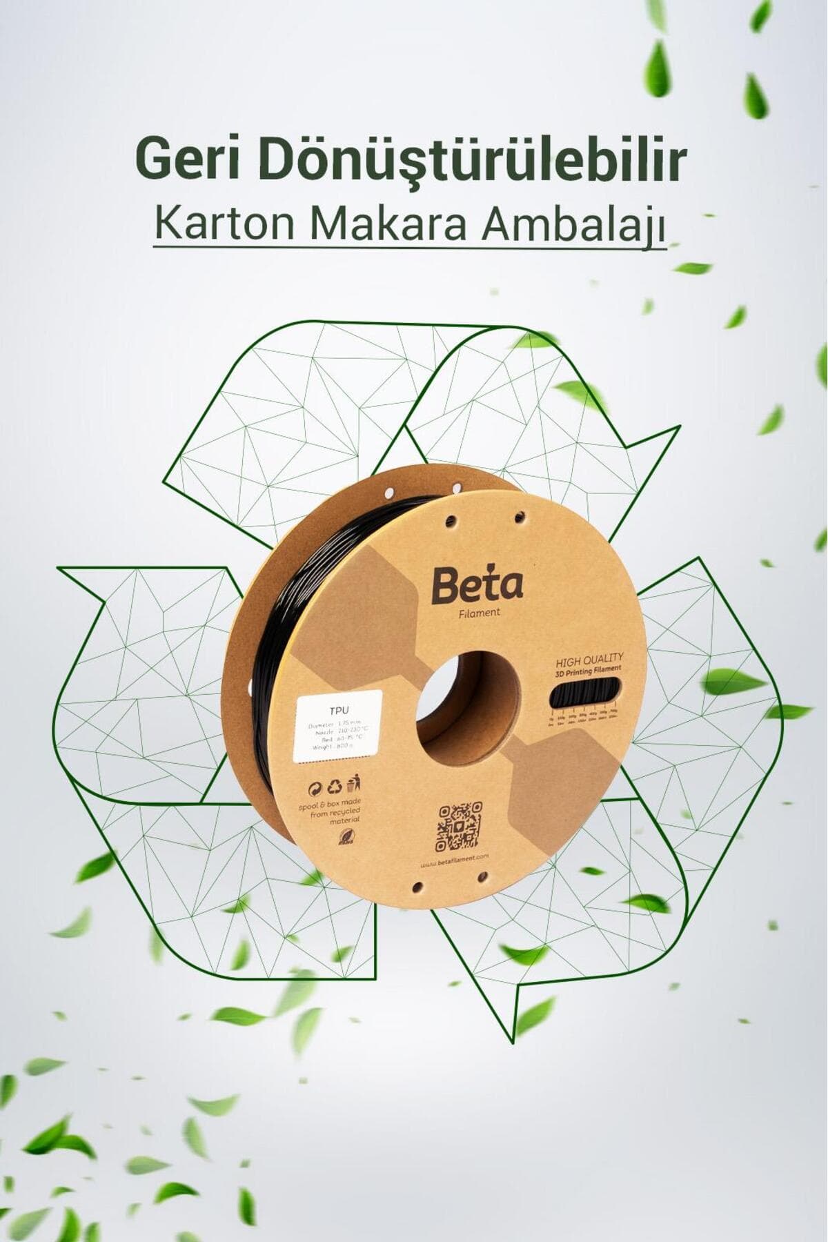 فیلامنت Beta Filament مدل TPU 95A مشکی فیلامنت Beta Filament مدل TPU 95A مشکی