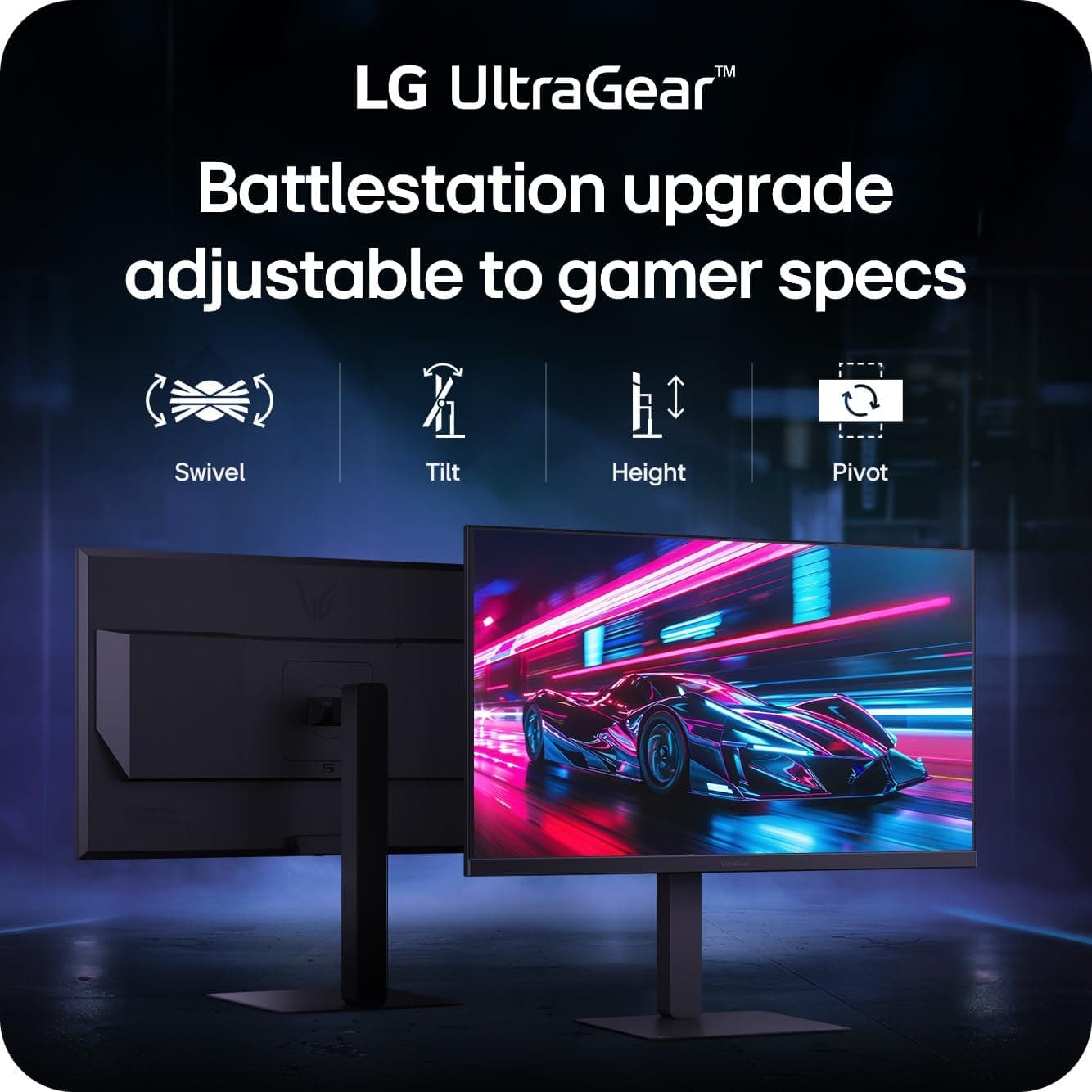مانیتور گیمینگ LG Ultragear 27 اینچ QHD IPS 300 هرتز مدل 27G640A-B مانیتور گیمینگ LG Ultragear 27 اینچ QHD IPS 300 هرتز مدل 27G640A-B