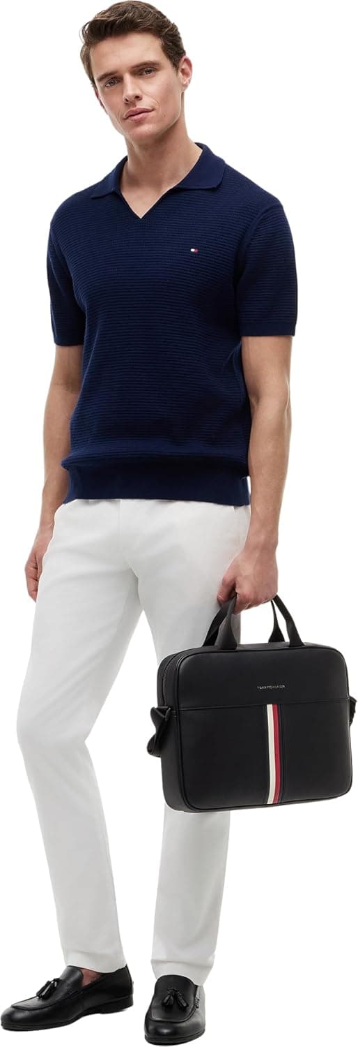 کیف کامپیوتر مردانه Tommy Hilfiger TH METRO مشکی سایز OS کیف کامپیوتر مردانه Tommy Hilfiger TH METRO مشکی سایز OS