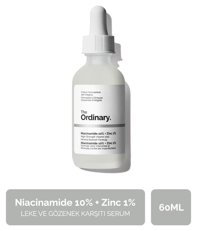 سرم ضد لک و بهبود ظاهر منافذ The Ordinary مدل Niacinamide 10% + Zinc 1% 60ml سرم ضد لک و بهبود ظاهر منافذ The Ordinary مدل Niacinamide 10% + Zinc 1% 60ml