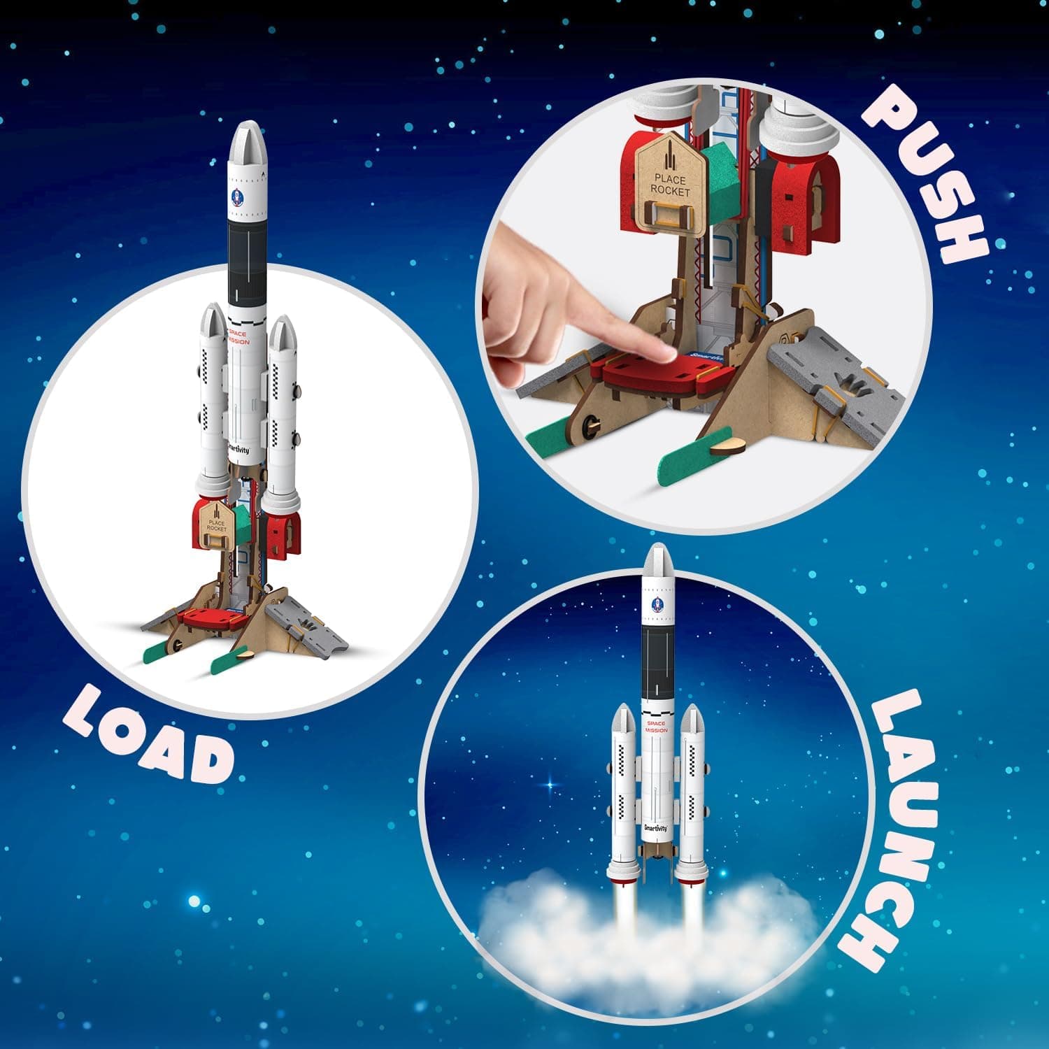 کیت ساخت موشک و پرتابگر کودک Smartivity مدل چندرنگ کیت ساخت موشک و پرتابگر کودک Smartivity مدل چندرنگ
