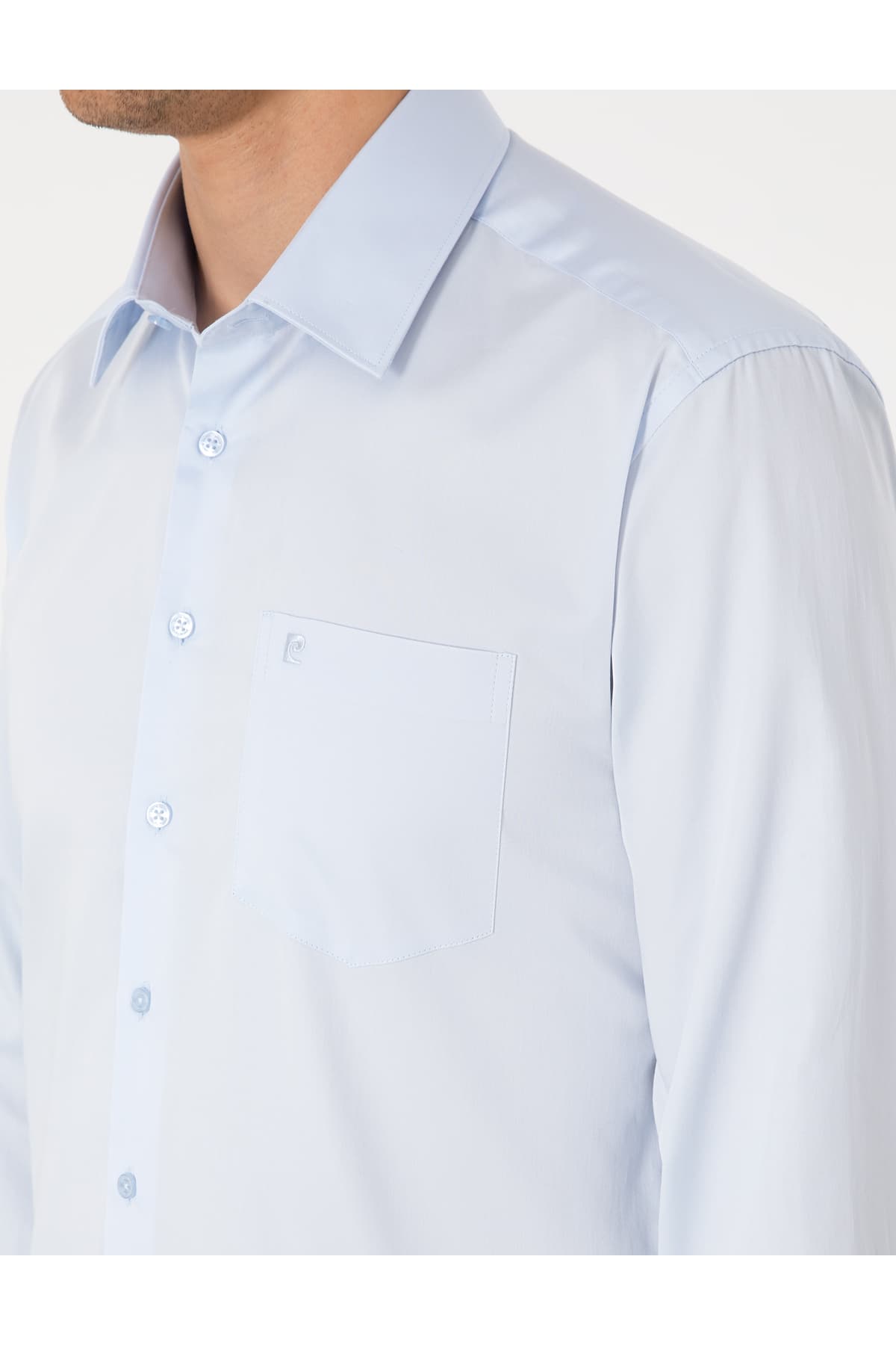 پیراهن مردانه Pierre Cardin ساتن براق نخی آستین بلند آبیروشن مدل 50302972-VR003 پیراهن مردانه Pierre Cardin ساتن براق نخی آستین بلند آبیروشن مدل 50302972-VR003