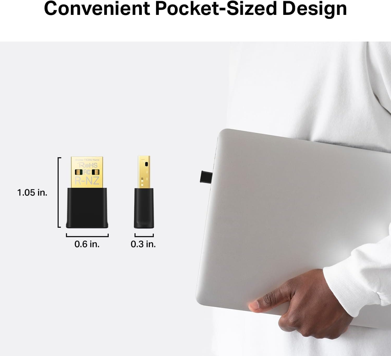 آداپتور USB وایفای 6 رایانه رومیزی TP-Link دو بانده AX1800 مدل Archer TX20U Nano آداپتور USB وایفای 6 رایانه رومیزی TP-Link دو بانده AX1800 مدل Archer TX20U Nano