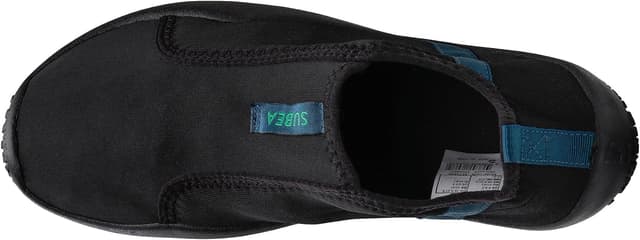 کفش دریایی بزرگسال Decathlon Aquashoes 120 مشکی/آبی نفتی تیره کفش دریایی بزرگسال Decathlon Aquashoes 120 مشکی/آبی نفتی تیره