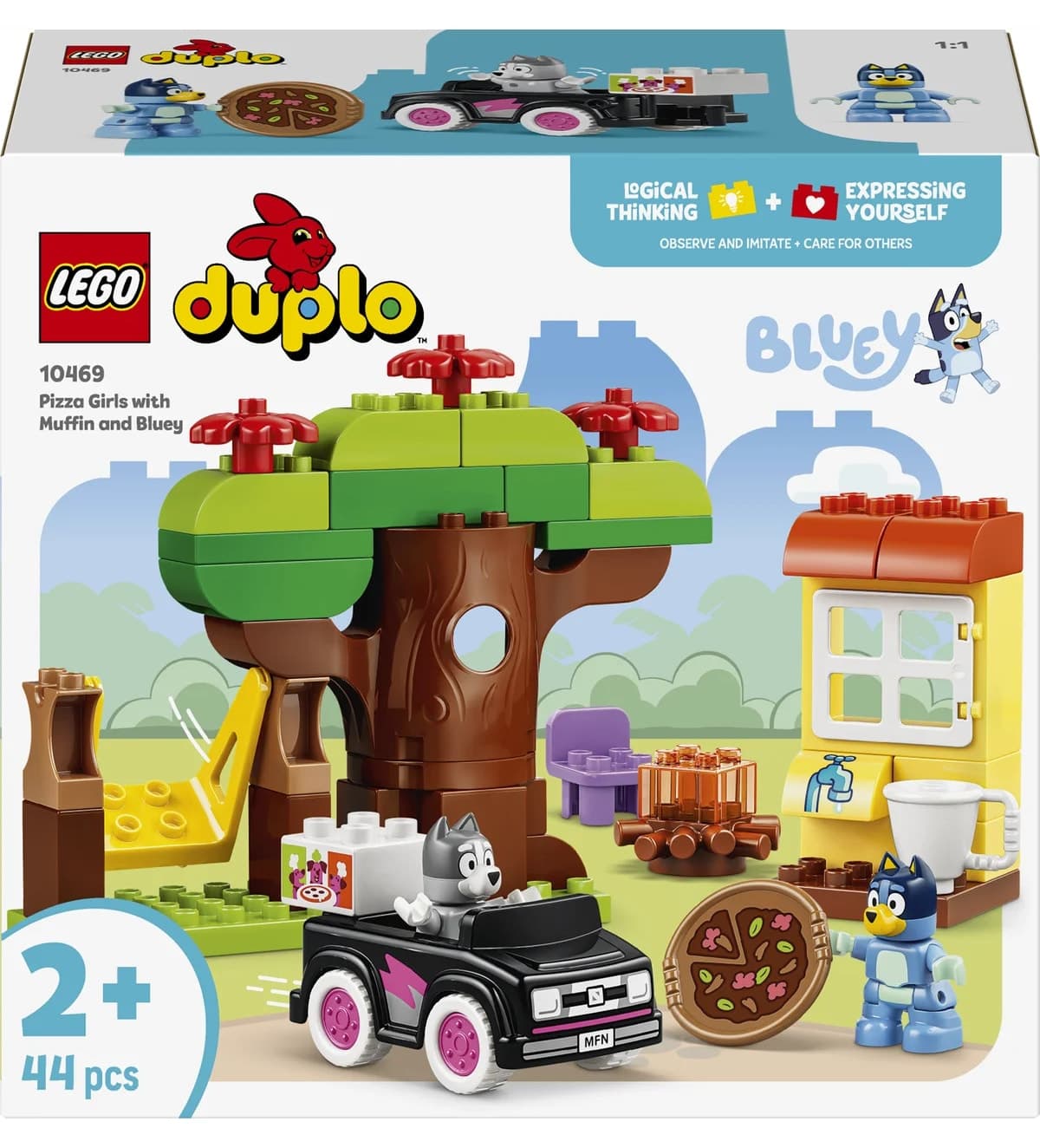 لگو DUPLO تم Bluey مدل 10469 با 44 قطعه لگو DUPLO تم Bluey مدل 10469 با 44 قطعه