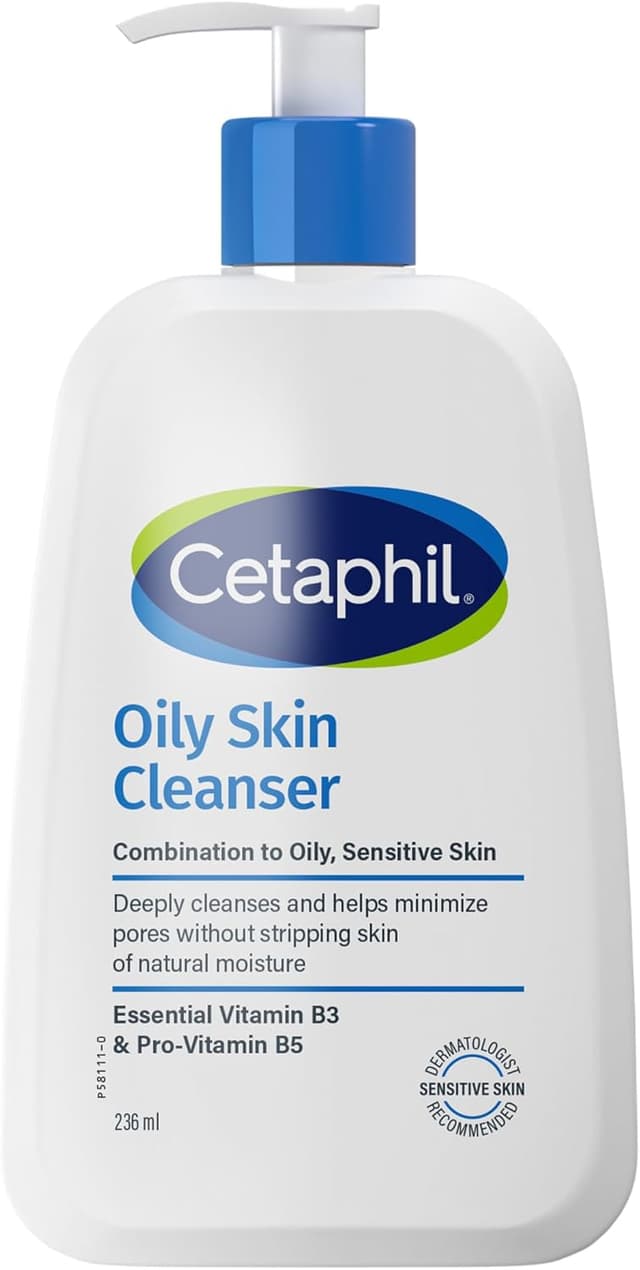 شوینده صورت و بدن Cetaphil برای پوست چرب و حساس نیاسینآمید بدون عطر 236ml شوینده صورت و بدن Cetaphil برای پوست چرب و حساس نیاسینآمید بدون عطر 236ml