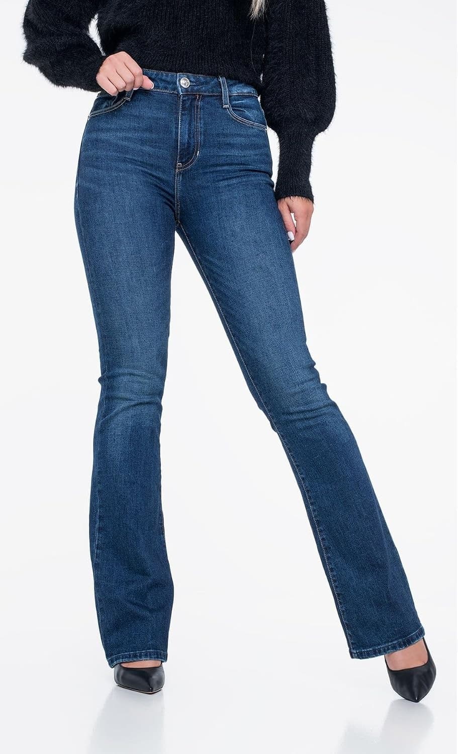 شلوار زنانه GUESS جین فیت معمولی کمر معمولی Brooklyn مدل W4BA0MD5GN3 شلوار زنانه GUESS جین فیت معمولی کمر معمولی Brooklyn مدل W4BA0MD5GN3