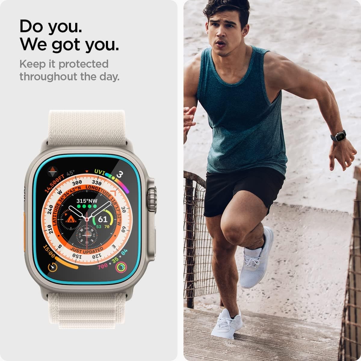 محافظ صفحه Spigen GLAStR EZ Fit Apple Watch ULTRA 4/3/2/1 49mm 2 عددی محافظ صفحه Spigen GLAStR EZ Fit Apple Watch ULTRA 4/3/2/1 49mm 2 عددی
