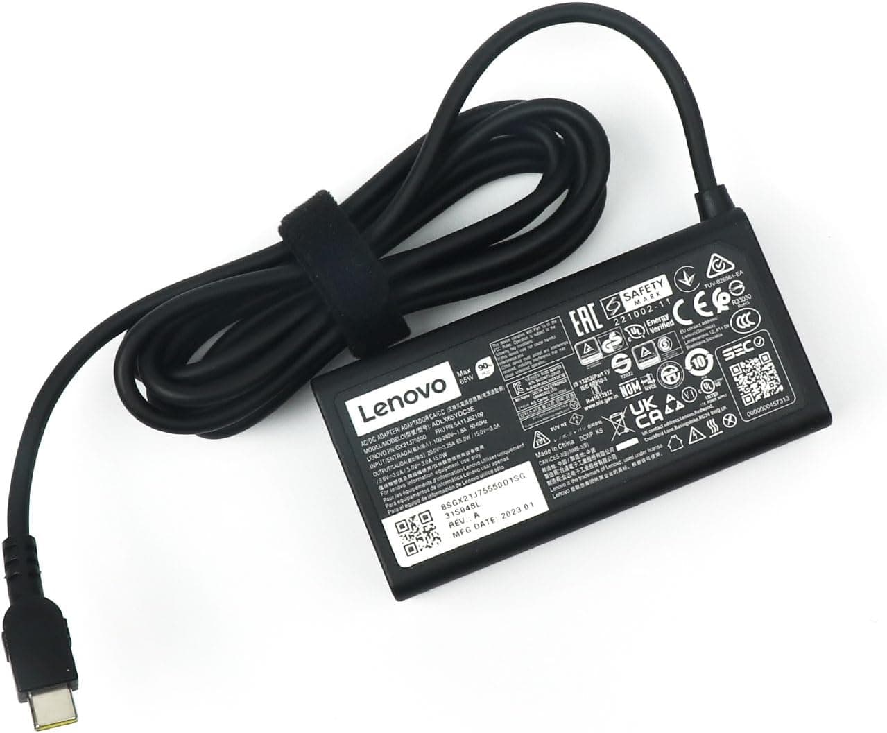 شارژر لپتاپ Lenovo 65W USB Type C مدل ThinkPad X1 Carbon Gen 11,E16, ADLX65YDC3E شارژر لپتاپ Lenovo 65W USB Type C مدل ThinkPad X1 Carbon Gen 11,E16, ADLX65YDC3E